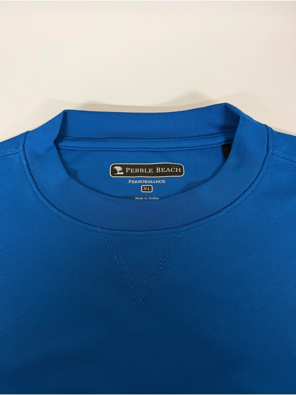 Pebble Beach Men's Crewneck Performance Sweater‎ - Royal Blue